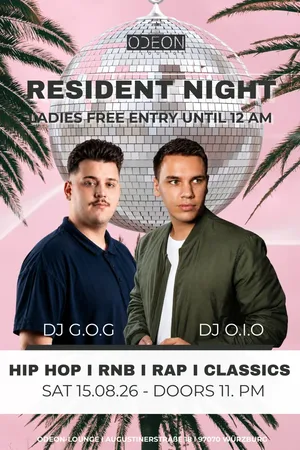 Event: ODEON SATURDAYS W/ DJ G.O.G & DJ OIO Event-Bild: ODEON SATURDAYS W/ DJ G.O.G & DJ OIO