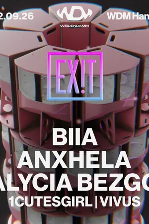 Event-Bild: EXIT with BIIA x ANXHELA x Alycia Bezgo