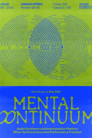 Event-Bild: WORKSHOP by Key Clef - Mental Continuum