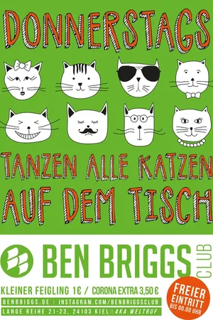 Event: ✪ DONNERSTAGS ✪ TANZEN ALLE KATZEN AUF DEM TISCH ✪ Event-Bild: ✪ DONNERSTAGS ✪ TANZEN ALLE KATZEN AUF DEM TISCH ✪