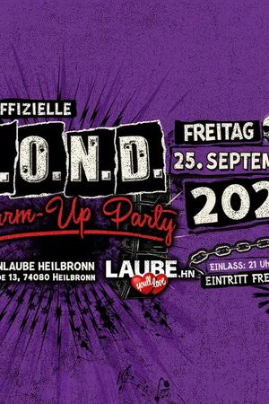 Event: G.O.N.D. Warm-Up Party | Heilbronn, Gartenlaube Event image: G.O.N.D. Warm-Up Party | Heilbronn, Gartenlaube