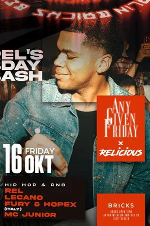 Event-Bild: ANY GIVEN FRIDAY x RELICIOUS