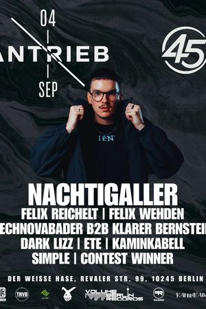 Event-Bild: Antrieb #45 W/ Nachtigaller  VBR Residents