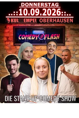 Event-Bild: Comedyflash - LIVE Stand Up Comedy in Oberhausen!