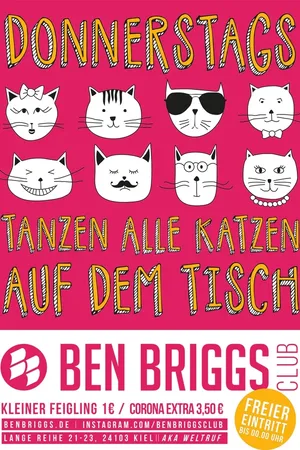 Event image: ✪ DONNERSTAGS ✪ TANZEN ALLE KATZEN AUF DEM TISCH ✪