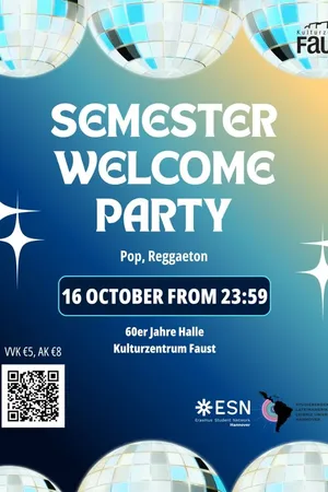 Event-Bild: Semester Welcome Party by ESN X SV Latam