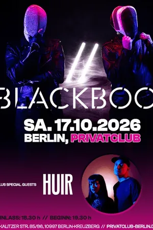 Event-Bild: BLACKBOOK - + special guests: Huir