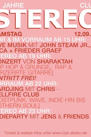 Event-Bild: 21 Jahre Stereo – Samstag