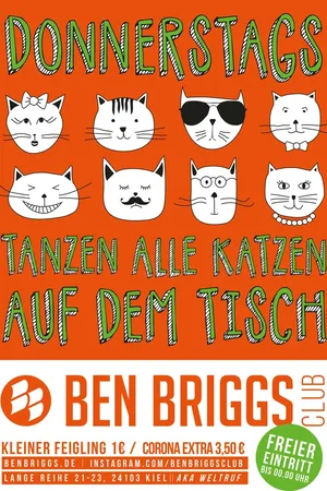 Event: ✪ DONNERSTAGS ✪ TANZEN ALLE KATZEN AUF DEM TISCH ✪ Event-Bild: ✪ DONNERSTAGS ✪ TANZEN ALLE KATZEN AUF DEM TISCH ✪