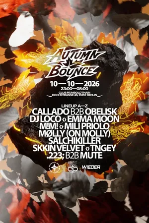 Event-Bild: AUTUMM BOUNCE: NO GRAVITY x ETERNITY x WIEDER