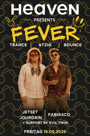 Event: Fever w/ Fabiasco & Jetset Jourdain Event-Bild: Fever w/ Fabiasco & Jetset Jourdain
