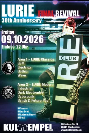 Event image: 🖤 LURIE REVIVAL – DIE LETZTE NACHT 🖤