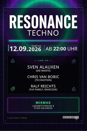 Event-Bild: RESONANCE - TECHNO
