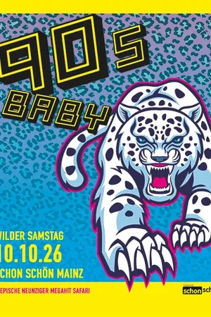 Event image: 90s Baby - die epische Megahit-Safari (Pop, Hip-Hop, RnB, Grunge, Eurodance bis DJ Bobo)