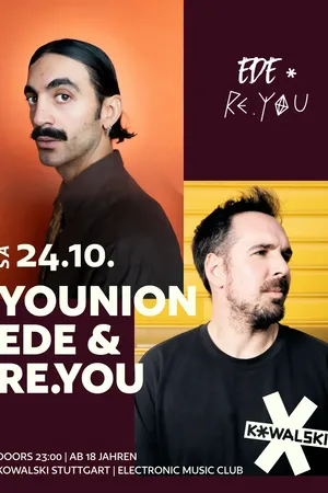 Event-Bild: KOWA SPECIAL • YOUNION with Ede (INNERVISIONS) & Re.You (YOUNION)