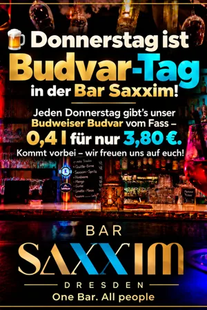 Event-Bild: 🍺 Budweiser Budvar vom Fass – nur 3,80 €