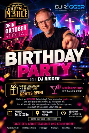 Event-Bild: Birthdayparty mit DJ Rigger