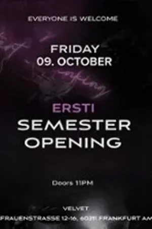 Event: Ersti Semester Opening Party Event-Bild: Ersti Semester Opening Party