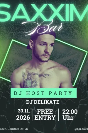 Event image: 🎧 DJ Delikate ist zu Gast in der Bar Saxxim!