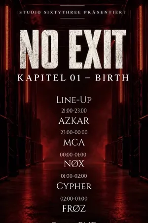Event: No Exit Event-Bild: No Exit
