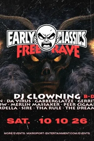 Event-Bild: Early Hardcore Classics feat Clowning Birthday