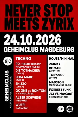 Event-Bild: Never Stop X Zyrix