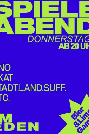Event-Bild: Jeden Donnerstag im Eden: Spieleabend
