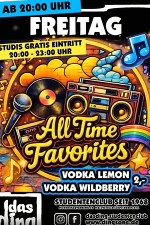 Event: ALL TIME FAVORITES Event-Bild: ALL TIME FAVORITES