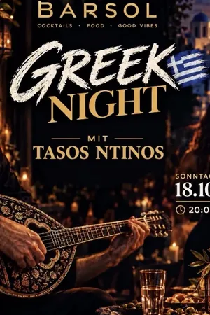 Event-Bild: GREEK NIGHT @ BARSOL
