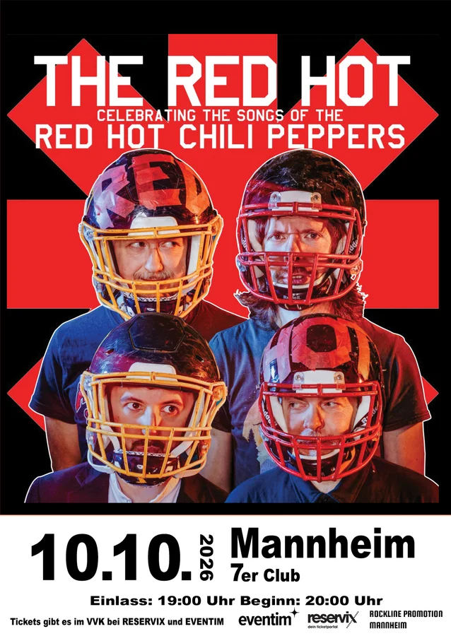 Flyer: The Red Hot – Red Hot Chili Peppers Tribute Flyer: The Red Hot – Red Hot Chili Peppers Tribute