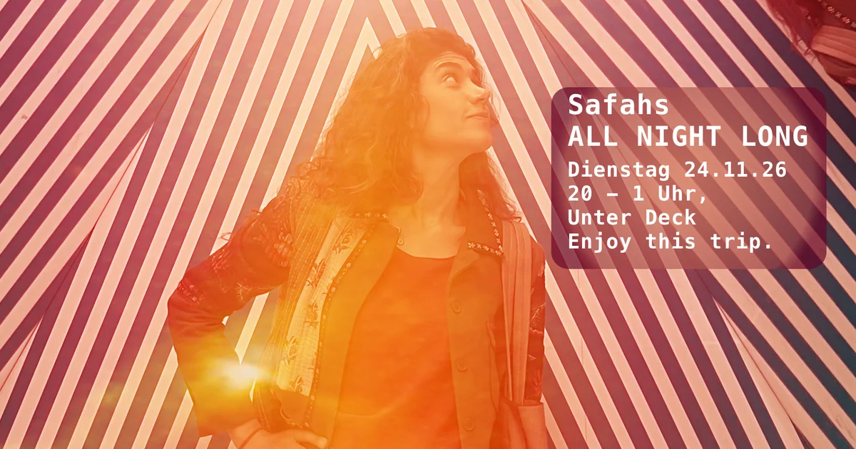 Flyer: Tuesday in Love: Safahs all night long Flyer: Tuesday in Love: Safahs all night long