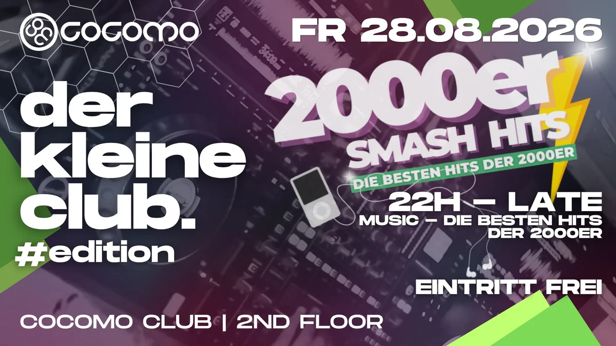 Flyer: der kleine club - 2000er Smash Hits Edition