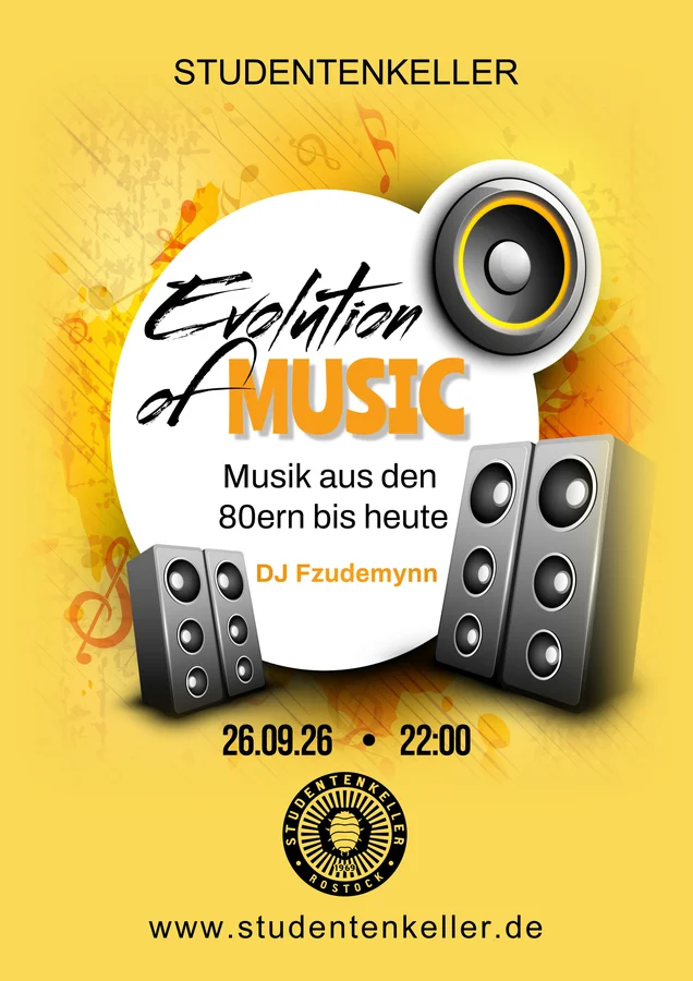 Flyer: Evolution of Music Flyer: Evolution of Music