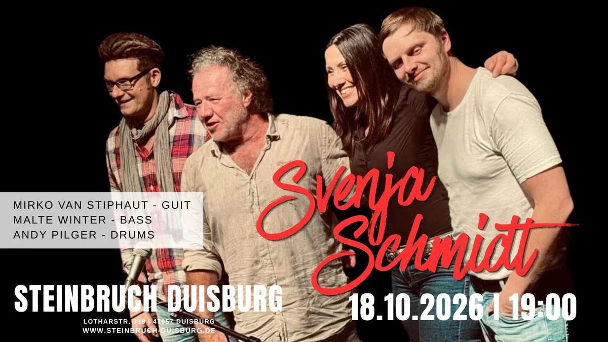 Flyer: SVENJA SCHMIDT – live Flyer: SVENJA SCHMIDT – live