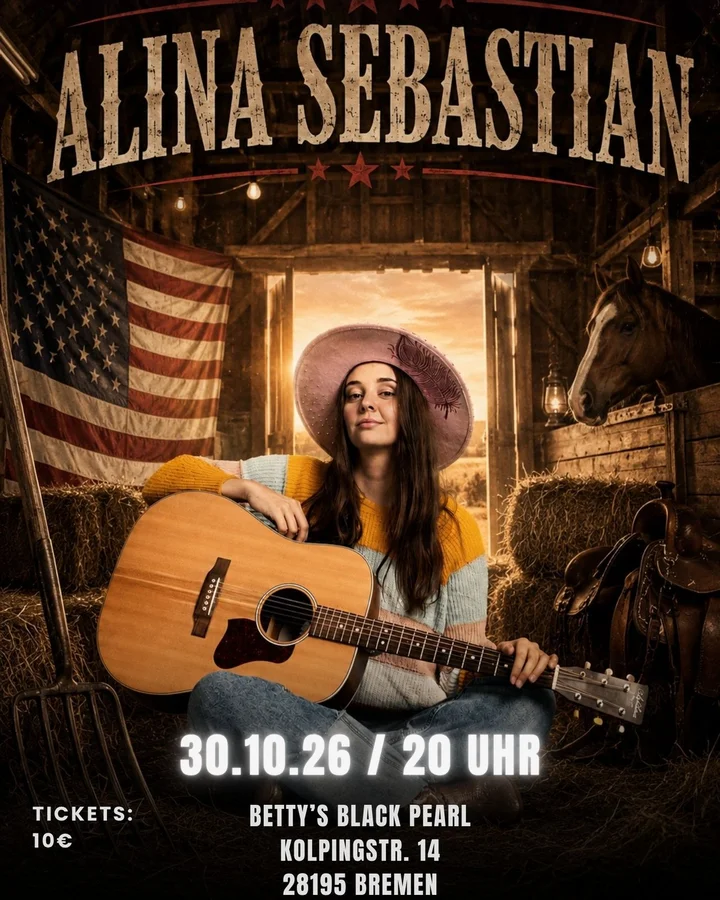 Flyer: ALINA SEBASTIAN - Pop - Folk - Country