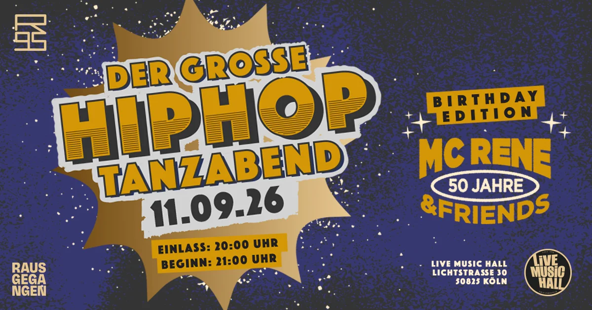 Flyer: DER GROSSE HIP HOP TANZABEND Flyer: DER GROSSE HIP HOP TANZABEND