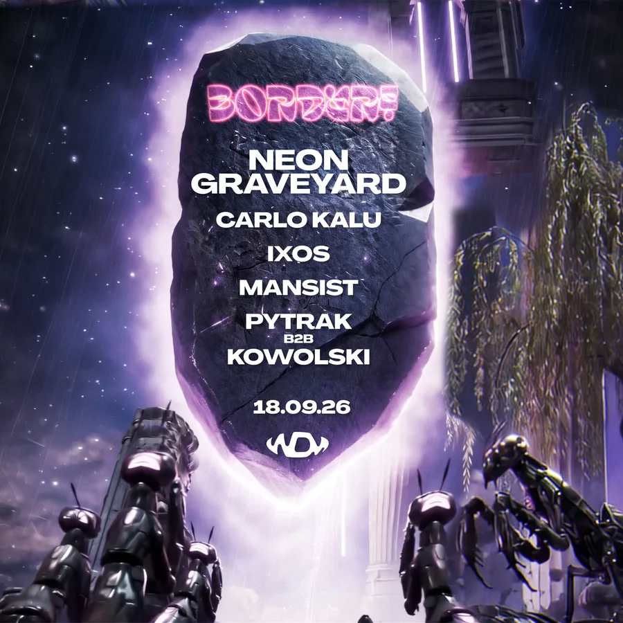 Flyer: BORDERZ x WDM - EMOTIONAL SCHRANZ EDIT w/ Neon Graveyard