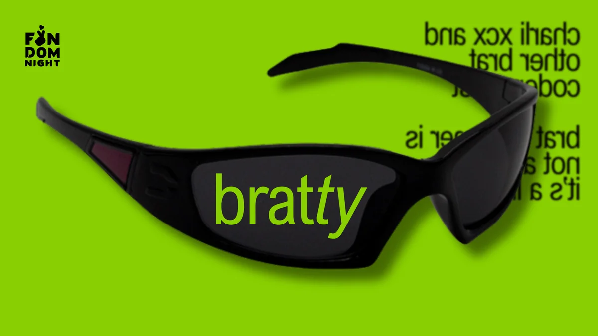 Flyer: bratty • with charli xcx & other brat coded artists • hannover