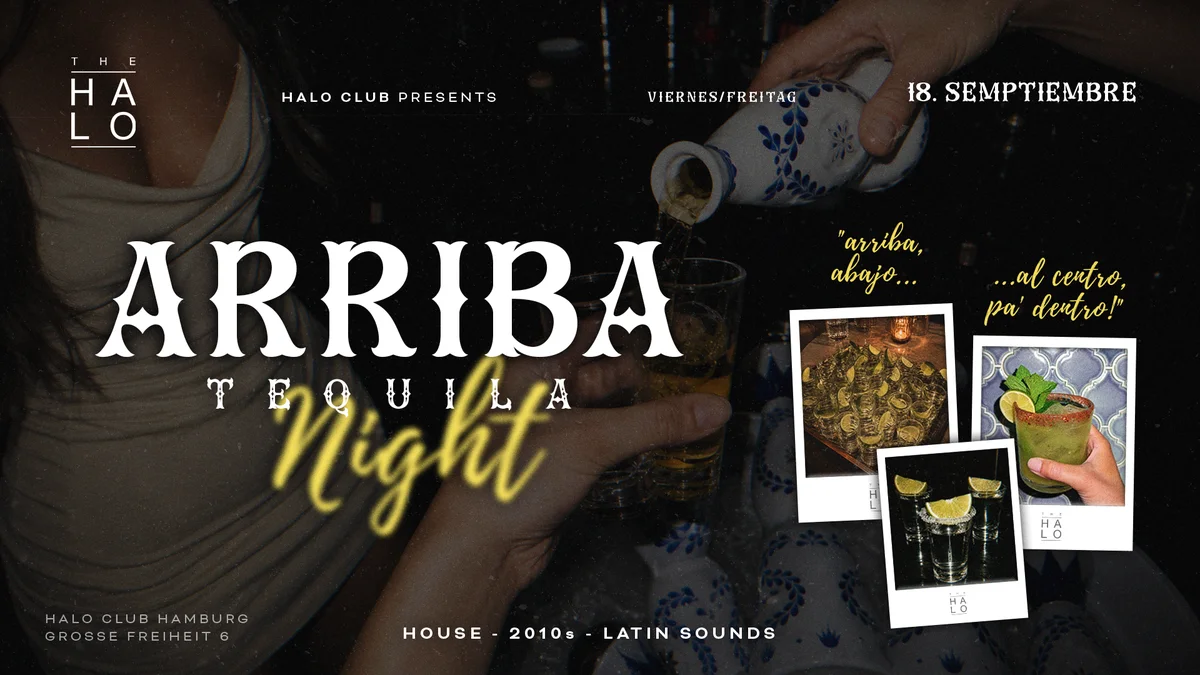 Flyer: "ARRIBA" - TEQUILA NIGHT 🪇 Flyer: "ARRIBA" - TEQUILA NIGHT 🪇