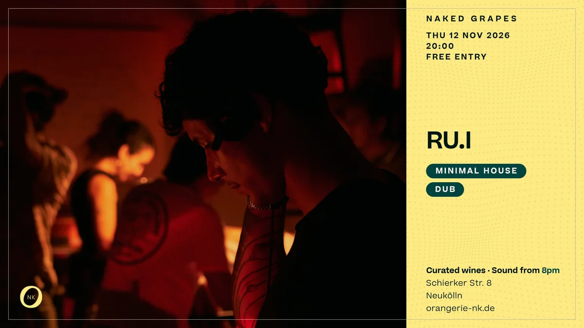 Flyer: Naked Grapes with Ru.i Flyer: Naked Grapes with Ru.i