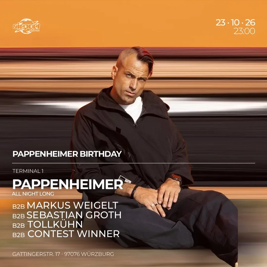 Flyer: Pappenheimer Birthday Flyer: Pappenheimer Birthday