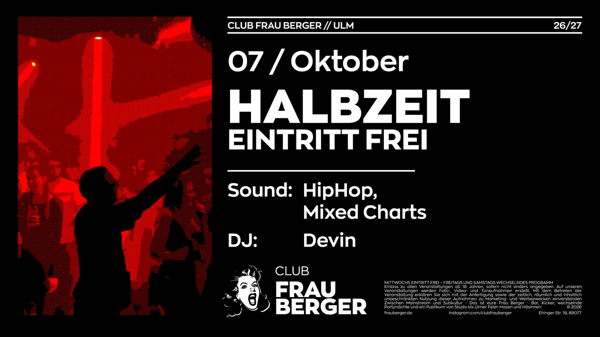 Flyer: Halbzeit Flyer: Halbzeit