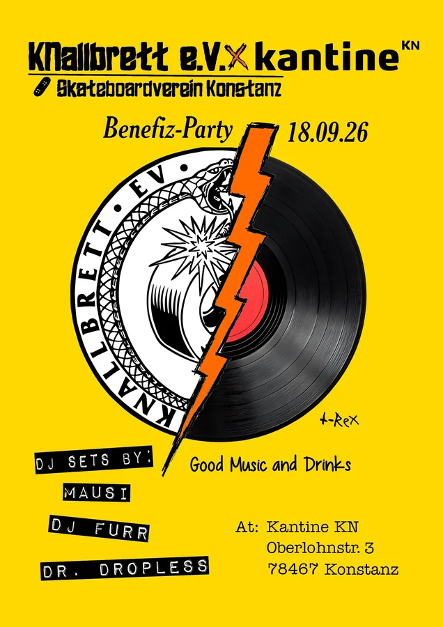 Flyer: Knallbrett e.V. Soliparty Flyer: Knallbrett e.V. Soliparty