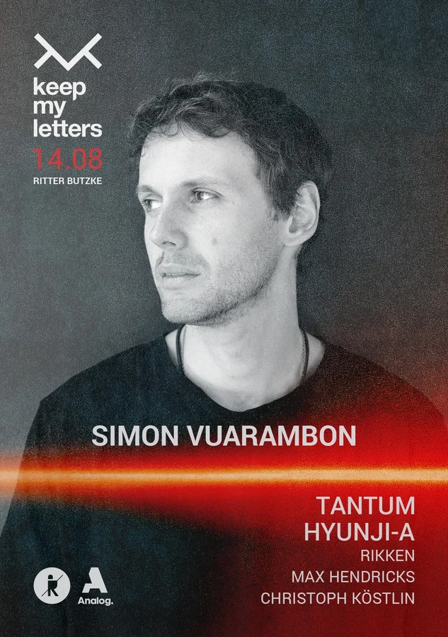 Flyer: Keep My Letters w/ Simon Vuarambon Flyer: Keep My Letters w/ Simon Vuarambon