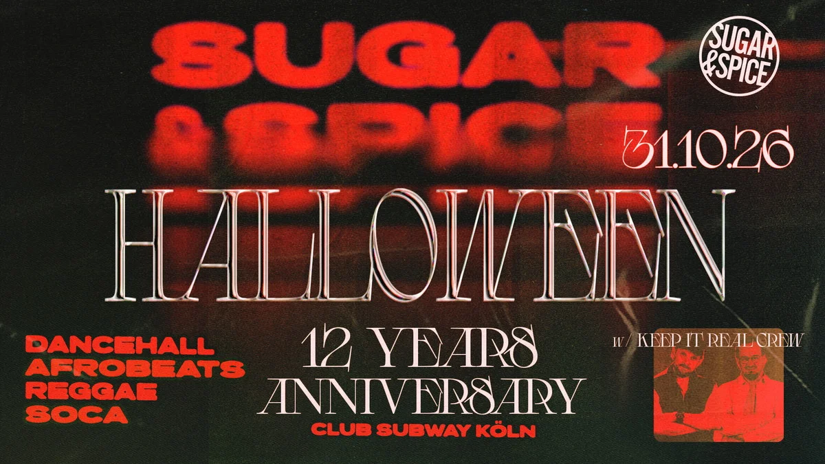 Flyer: SUGAR & SPICE - 12 YEARS W/ KEEP IT REAL CREW - HALLOWEEN SPECIAL
