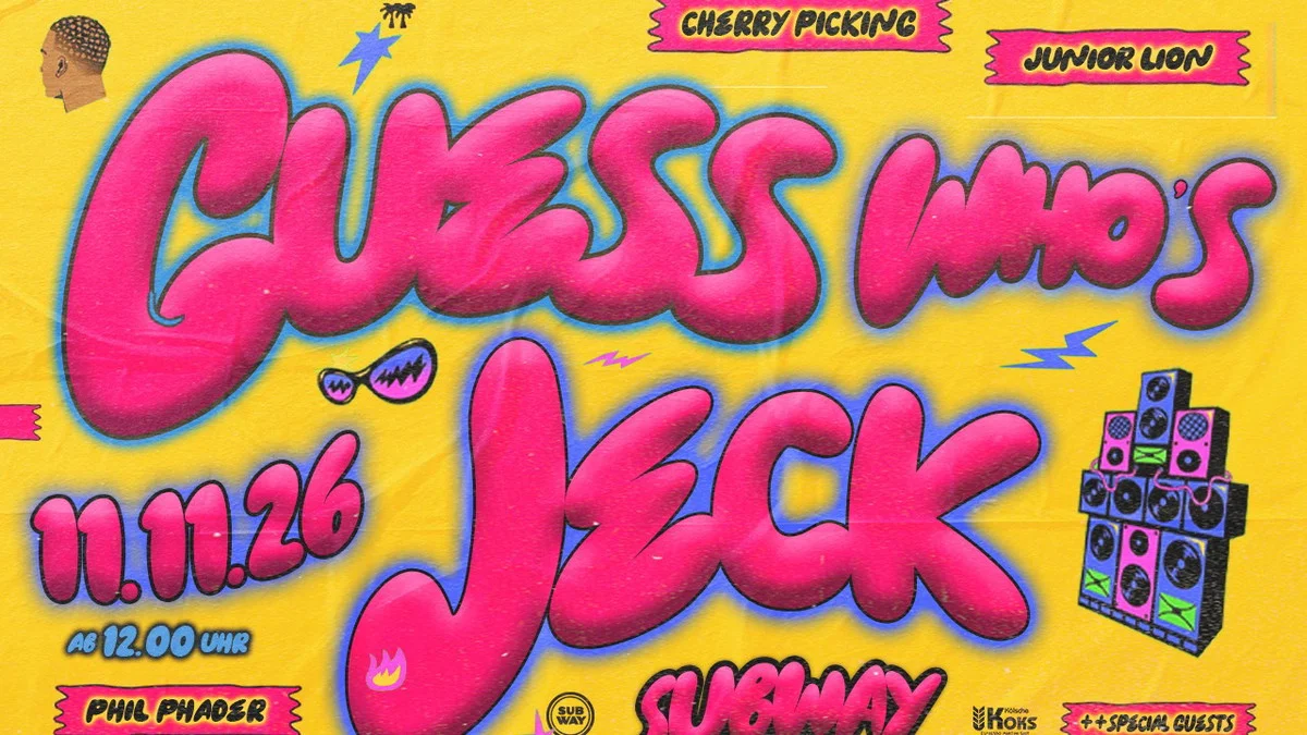 Flyer: 🎭 Guess Who’s Jeck – Karnevalsparty im Subway! 🎭 Flyer: 🎭 Guess Who’s Jeck – Karnevalsparty im Subway! 🎭