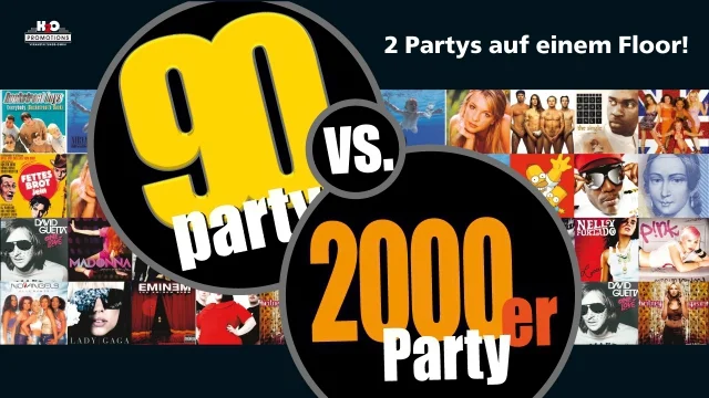 Flyer: 90ER VS. 2000ER PARTY