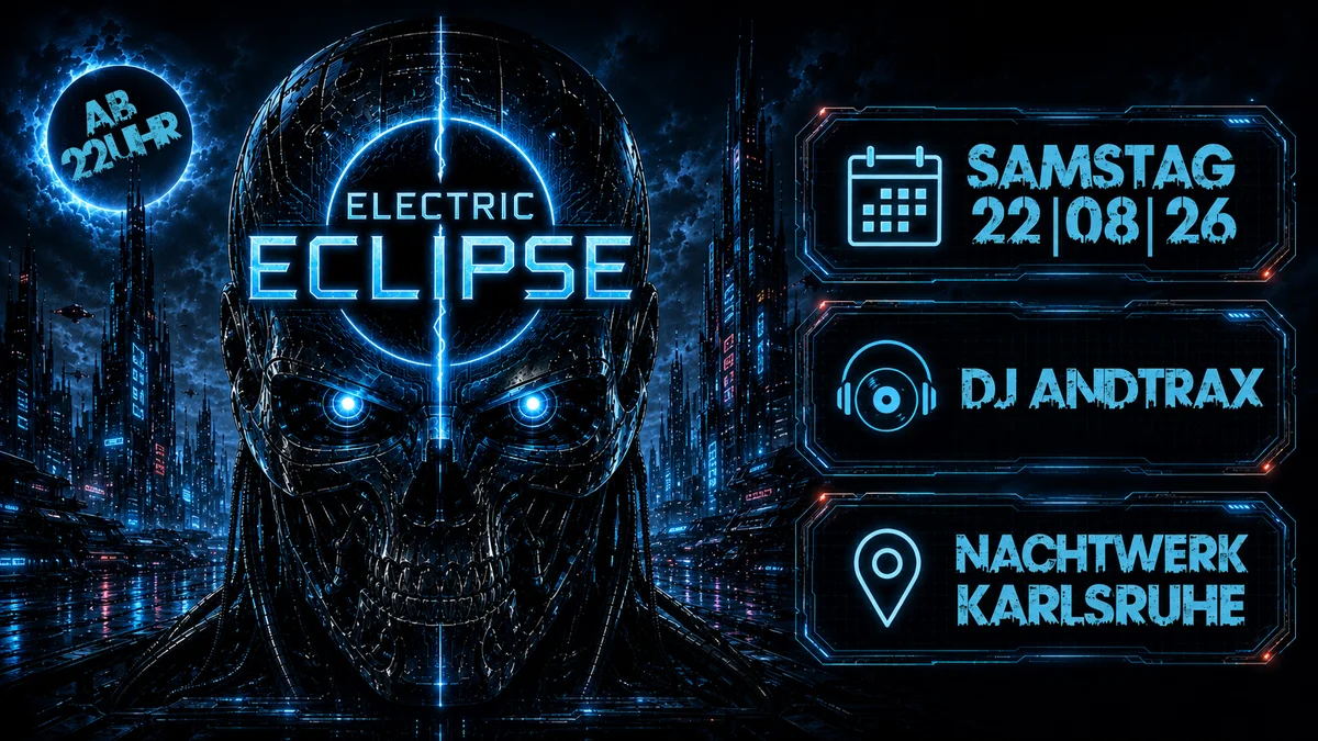 Flyer: Electric Eclipse by DJ AndTraX Flyer: Electric Eclipse by DJ AndTraX