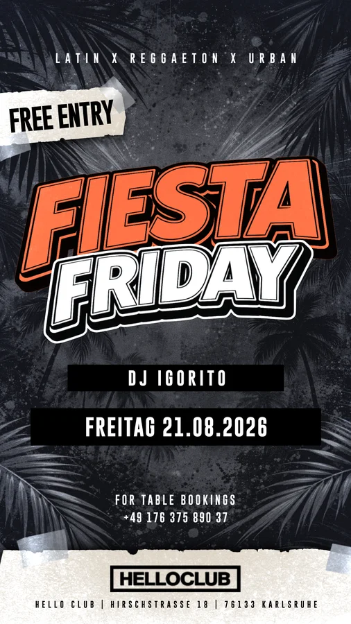 Flyer: Fiesta Friday Flyer: Fiesta Friday
