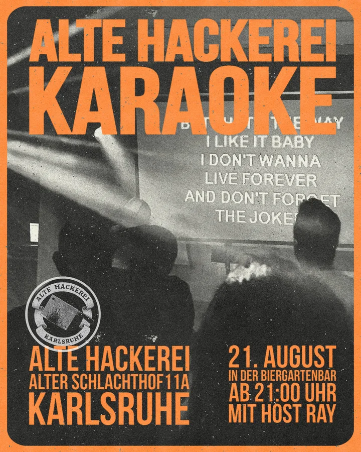 Flyer: PARTY: Hackerei Karaoke Flyer: PARTY: Hackerei Karaoke